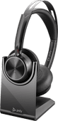 Poly Voyager Focus 2 UC Casque de Bureau + Station de Charge Casque de bureau Poly