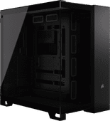 CORSAIR 6500X Tempered Glass Mid-tower Black Computer case suitable for Mini-ITX mother boards