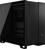 CORSAIR 6500D Airflow Tempered Glass Mid-tower Black Computer case suitable for Mini-ITX mother boards