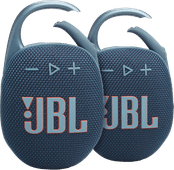 JBL Clip 5 Blauw 2-pack Draadloze speaker bundel