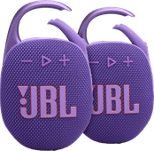 JBL Clip 5 Paars 2-pack Draadloze speaker bundel