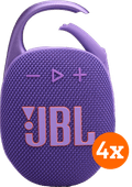 JBL Clip 5 Paars 4-pack JBL draadloze speaker