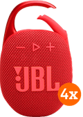 JBL Clip 5 Red 4-pack JBL Clip Bluetooth speaker