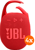 JBL Clip 5 Red 4-pack Wireless speaker promotion