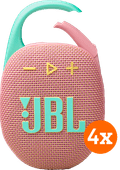 JBL Clip 5 Pink 4-pack JBL Clip Bluetooth speaker