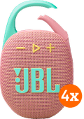 JBL Clip 5 Roze 4-pack JBL draadloze speaker