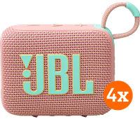 JBL Go 4 Pink 4-pack Wireless speaker bundle