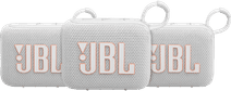 JBL Go 4 White 3-pack Wireless speaker promotion