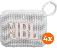 JBL Go 4 Blanc Lot de 4 