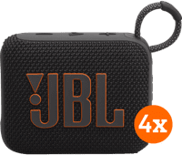 JBL Go 4 Black 4-pack Bluetooth speaker