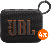 JBL Go 4 Zwart 4-pack JBL draadloze speaker