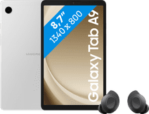 Samsung Galaxy Tab A9 8.7 inches 128GB WiFi Silver + Buds FE Black Samsung tablet for basic use