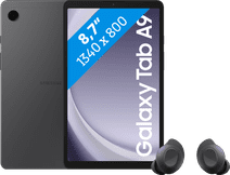 Samsung Galaxy Tab A9 8,7 pouces 64 Go Wifi et 4G Gris + Buds FE Noir Tablette avec connectivité 4G