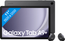 Samsung Galaxy Tab A9 Plus 11 inch 64GB Wifi Grijs + Buds FE Zwart Samsung tablet voor basis gebruik