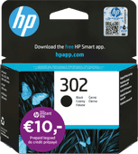 HP 302 Cartridge Zwart (F6U66AE) Inktpatronen voor HP Envy printers