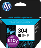 HP 304 Cartridge Zwart (N9K06AE) Inktpatronen voor HP Envy printers