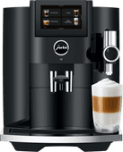 JURA S8 Piano Black (EB) Fully automatic coffee machine with a lot of help with maintenance