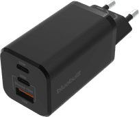 BlueBuilt Chargeur Power Delivery + Quick Charge avec 3 Ports USB 65 W Noir Chargeur USB-C séparé