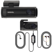 Nordväl DC202-2CH 256GB + PMPC03 Nordval dash cam