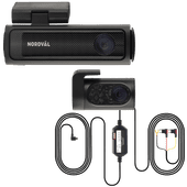 Nordväl DC202-2CH 256GB + PMPC03 Dual dashcam