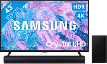 Samsung Crystal UHD 43CU7040 (2024) + Soundbar Samsung smart TV