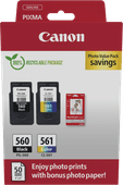 Canon PG-560/CL-561 Cartridge + Photo Paper Buy ink cartridge?
