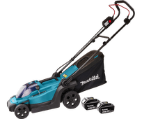 Makita DLM330SM incl. 4,0 Ah Accu + Makita BL1850B LXT 18V 5,0 Ah accu Grasmaaier met ecocheques