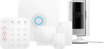 Ring Alarm System with 1 Magnetic Contact and 1 Motion Sensor + Ring Indoor Cam 2nd Gen White 