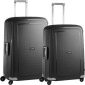 Samsonite S'Cure Spinner 69+75cm Black Kofferset Samsonite trolley