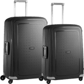 Samsonite S'Cure Spinner 69+75cm Black Samsonite spinners
