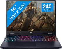 Acer Predator Helios Neo 16 (PHN16-72-91XZ) Azerty Laptop met basisklasse bouwkwaliteit