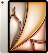 Apple iPad Air (2024) 13 inch 512GB Wifi Witgoud Tablet voor studie & zakelijk gebruik