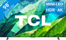 TCL QD Mini-Led 98C81B (2024) TV avec une barre de son intégrée