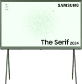 Samsung The Serif Ivy Green 50LS01D (2024) Samsung tv met een One Remote afstandsbediening