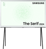 Samsung The Serif Cloud White 43LS01D (2024) Samsung tv met One Invisible Connection