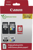 Canon PG-540/CL-541 Cartouches Pack Combiné Cartouche d'encre pour imprimantes Canon PIXMA MG