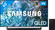 Samsung QLED 4K 65Q64D (2024) + Barre de Son Promotion : TV ou barres de son Samsung