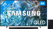 Samsung QLED 4K 75Q64D (2024) + Barre de Son Promotion : TV ou barres de son Samsung