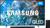 Samsung QLED 4K 85Q60D (2024) + Barre de Son Promotion : TV ou barres de son Samsung