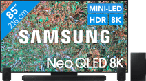 Samsung Neo QLED 8K 85QN800D (2024) + Barre de Son Télévision avec Boitier One Connect