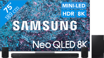 Samsung Neo QLED 8K 75QN900D (2024) + Barre de Son TV Samsung avec One Invisible Connection