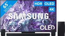 Samsung OLED 4K 65S95D (2024) + Soundbar Samsung televisie promotie