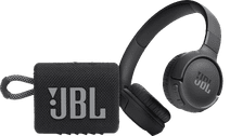 JBL Tune 520BT + JBL GO 3 zwart Draadloze koptelefoon