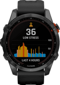 Garmin Fenix 7S Solar Zwart 42mm Horloge voor Android smartphones