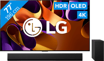 LG OLED77G45LW (2024) + Soundbar LG tv voor films en series