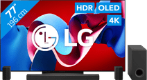 LG OLED77C46LA (2024)  + Soundbar LG tv voor films en series