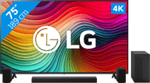 LG 75NANO81T6A (2024) + Barre de Son TV LG avec technologie Nano Cell