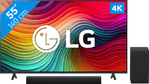 LG 55NANO81T6A (2024) + Soundbar Medium-sized LG TV