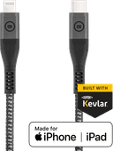 BlueBuilt USB-C to Lightning Cable 1.5m Kevlar Black 