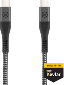 BlueBuilt Câble USB-C vers USB-C 1,5 m Kevlar Noir Câble USB-C vers USB-C